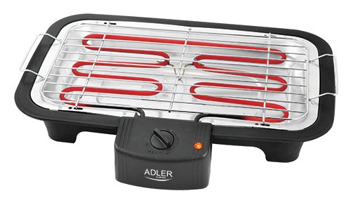 GRILL ELEKTRYCZNY 2000W TERMOSTAT ADLER AD6601