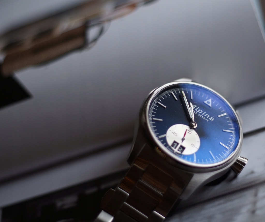 Zegarek Alpina AL-280NS4S6B pilot nowy big date