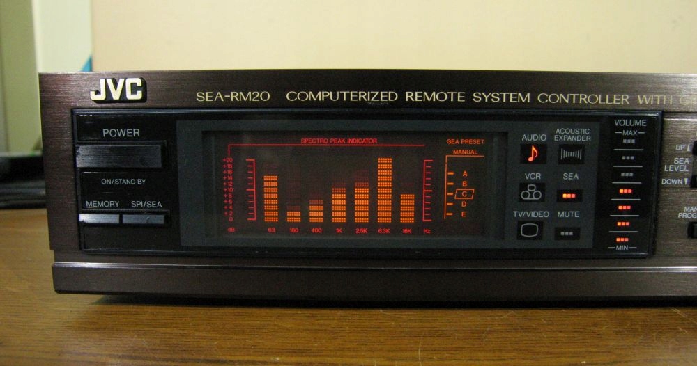 JVC SEARM20 DIGITAL GRAPHIC EQUALIZER PREAMPLIFIE 7182483124