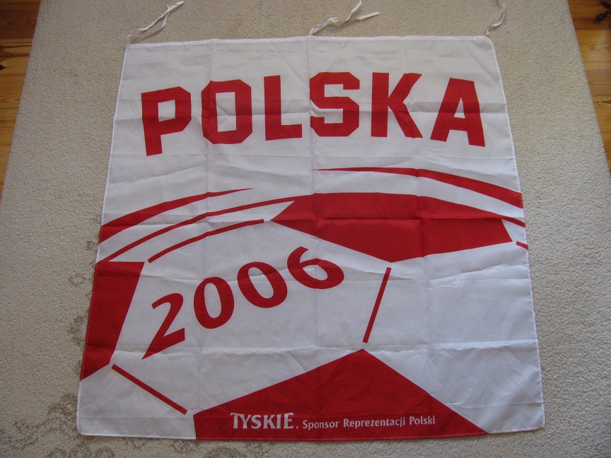 Baner POLSKA 2006 Tyskie sponsor reprezentacPOLSKI