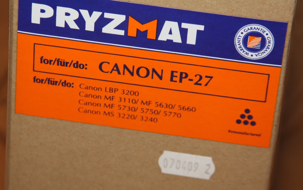 Toner Canon EP-27 - 7166665832 - oficjalne archiwum Allegro