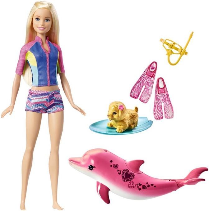 Barbie Delfiny z Magicznej Wyspy Nurkowanie z delf