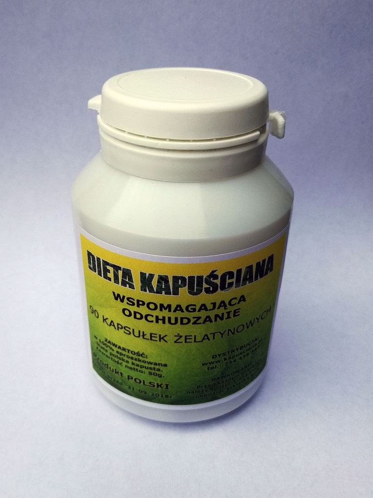 Dieta KAPUŚCIANA 90 kapsułek 15,00zł