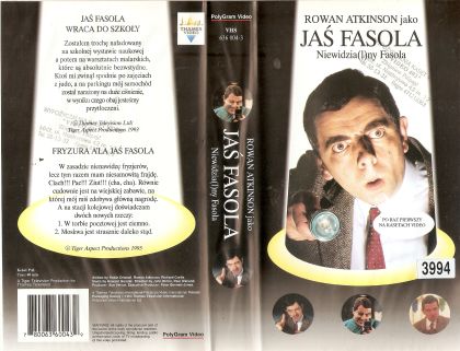 Jaś Fasola - Niewidzialny Fasola