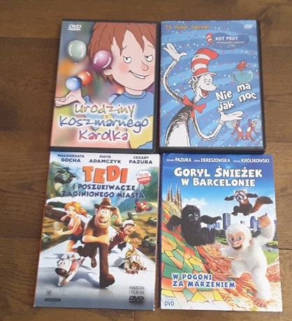 Bajki dla dzieci - 4 płyty dvd