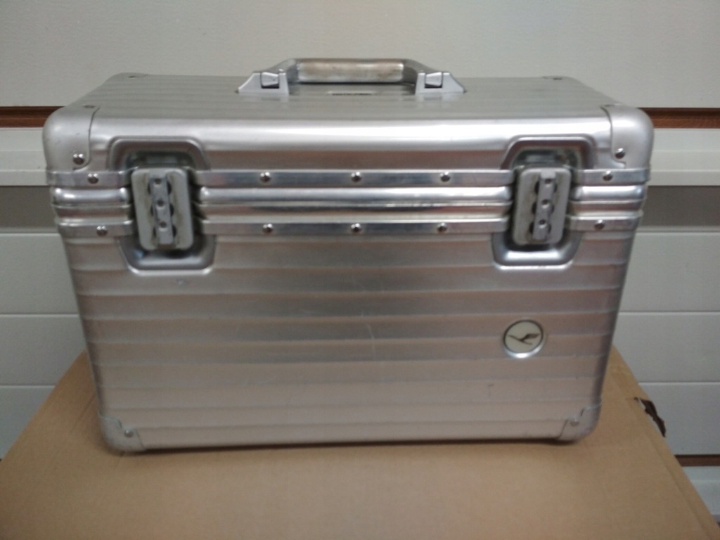 Walizka kufer Rimowa aluminiowa Lufthansa