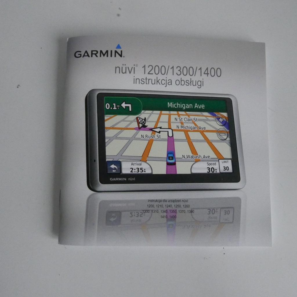 Nawigacja Garmin NUVI 1490T komplet z pudełkiem 7110703802