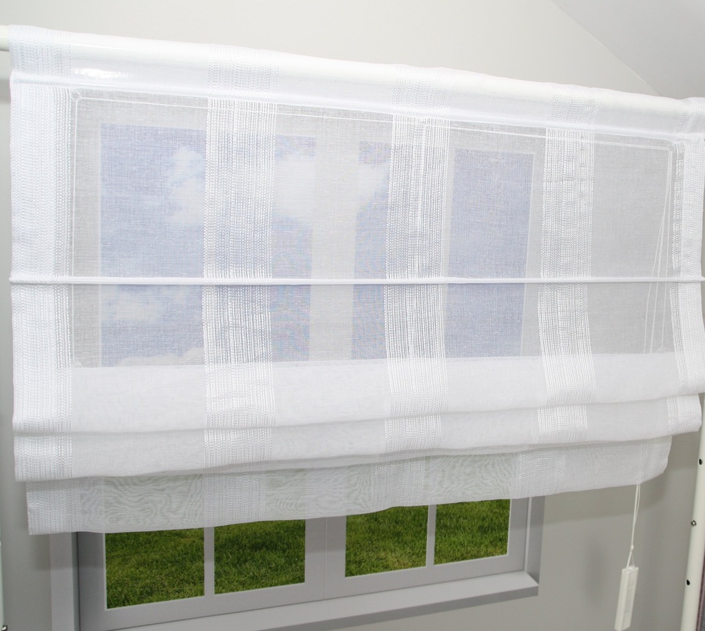 Roleta rzymska firanka Promocja - 7308053262 - oficjalne archiwum Allegro