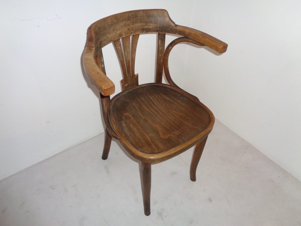 Oryginalne krzesło THONET z oparciami lity buk