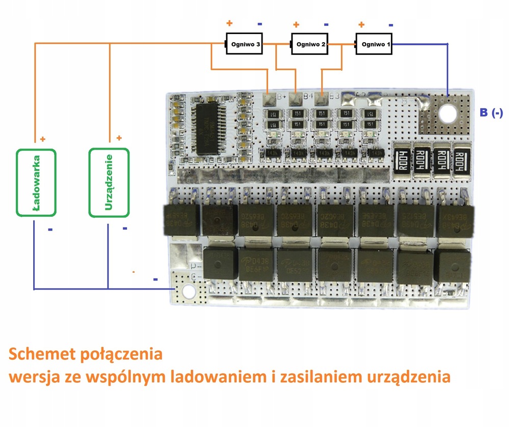 Bms 3s 100a схема подключения