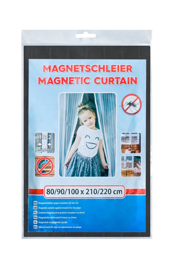 SIATKA NA DRZWI MOSKITIERA Z MAGNESEM - na OWADY