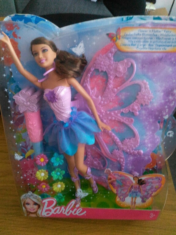 Lalka Barbie wróżka kwiatowa