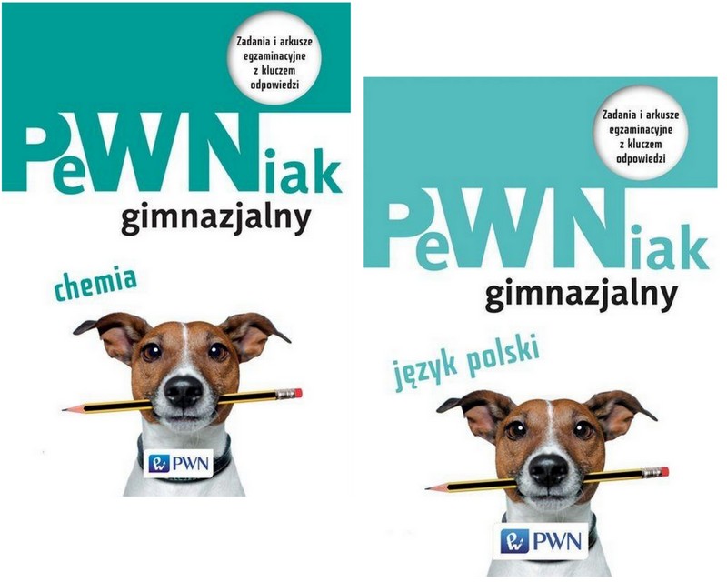 PEWNIAK GIMNAZJALNY J.POLSKI + CHEMIA ZADANIA