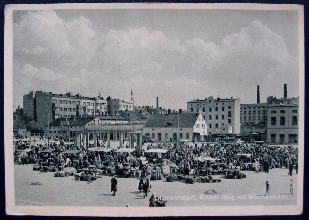 Łódź Zielony Rynek 1940r.