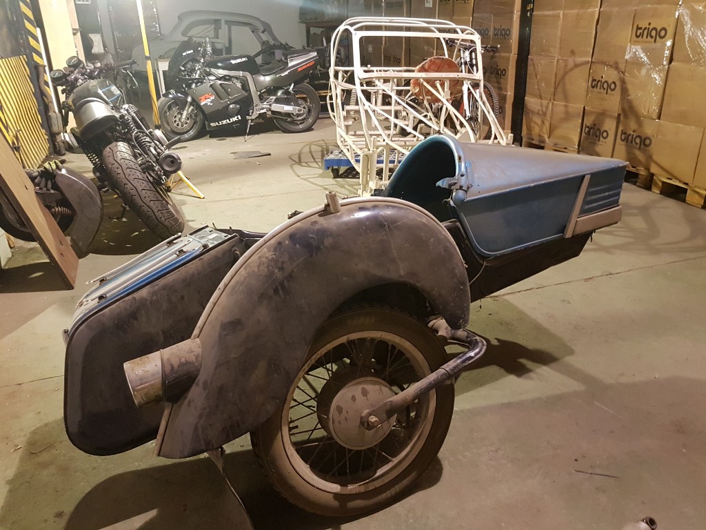 MZ trophy 250/2 z wózkiem wozek boczny