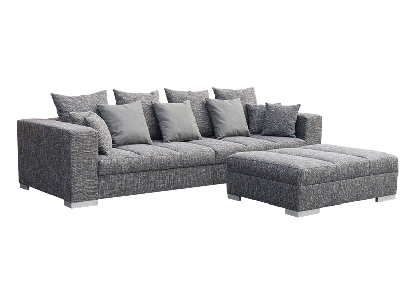 Sofa z pufą Kanapa Wersalka Duża Big Sta