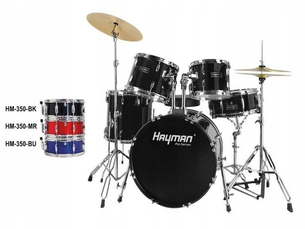 Hayman HM-350-MR perkusja akust. - zestaw fusion