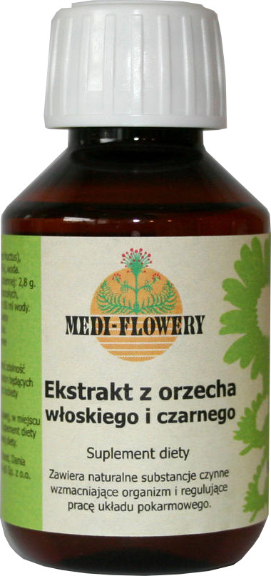 Ekstrakt z orzecha włoskiego i czarnego Pasożyty