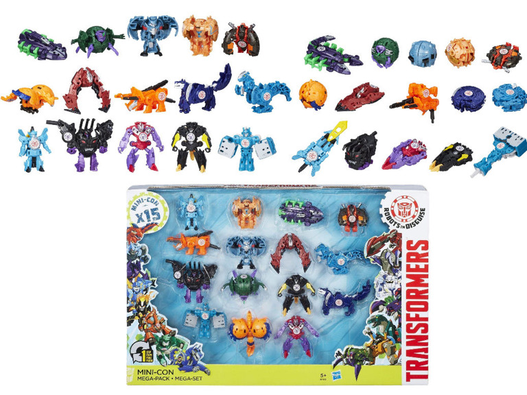 Transformers mini con mega hot sale pack