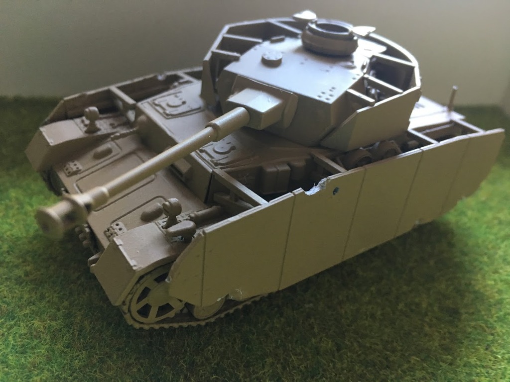 Bolt Action Panzer IV + Fallschirmjager +moździerz