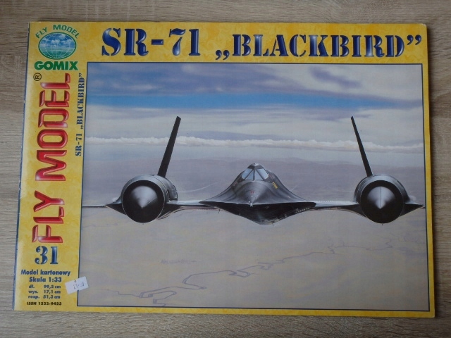 SR-71 BLACKBIRD FLY MODEL 31