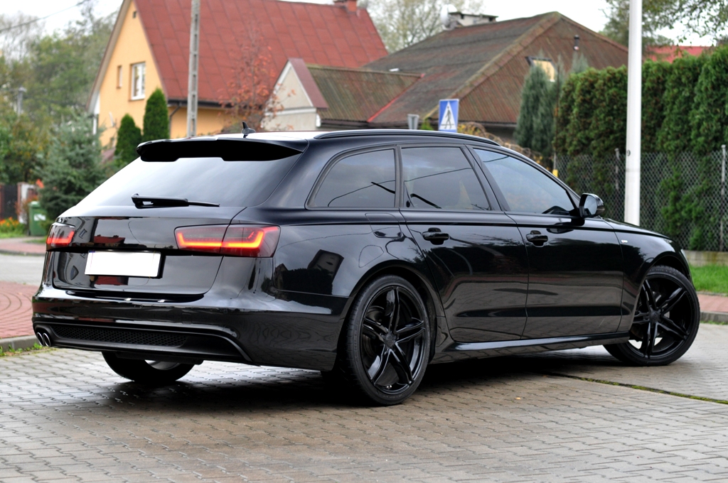SLINE x2 Audi A6 C7 Black Edition FULL 7238193706 oficjalne archiwum Allegro
