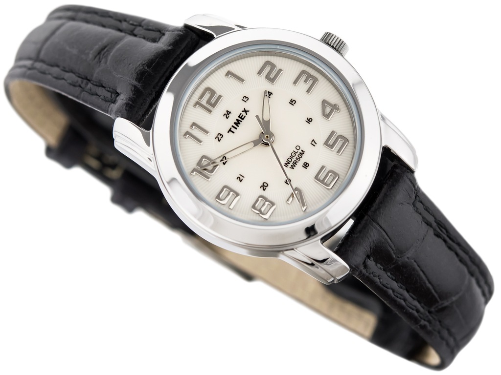 DAMSKI ZEGAREK TIMEX T2N435 ELEGANCKI INDIGLO GWAR