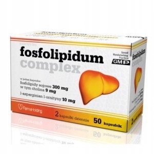 FOSFOLIPIDUM COMPLEX 50 KAPS REGENERACJA WĄTROBY