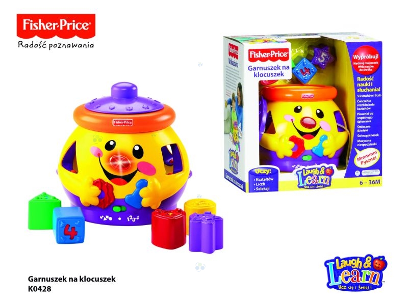 FISHER PRICE GARNUSZEK NA KLOCUSZEK zestaw nowość - 7071587861 ...