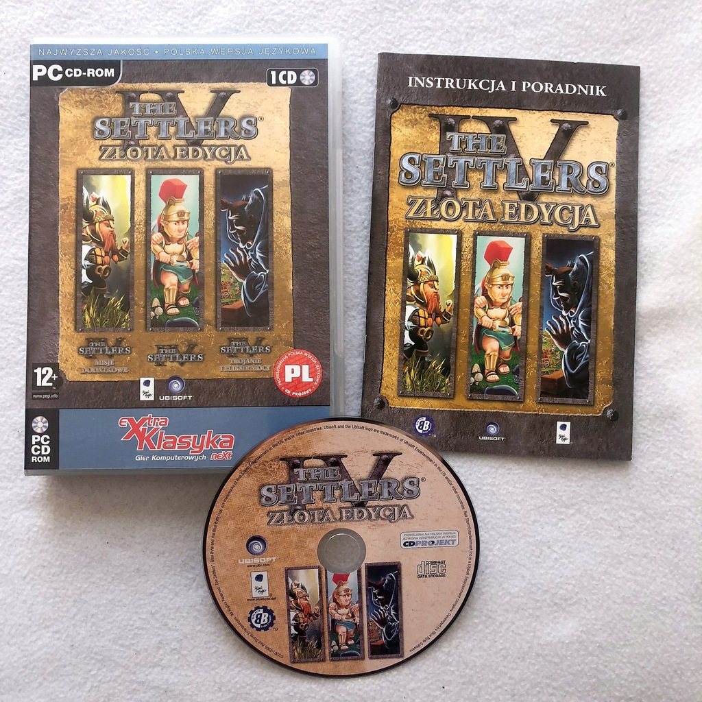 THE SETTLERS IV ZŁOTA EDYCJA [PL] STAN 5/6 WAWA