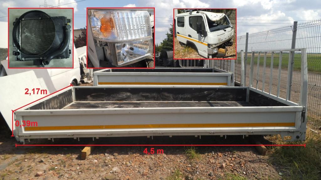 MITSUBISHI CANTER FUSO PAKA ŁADUNKOWA