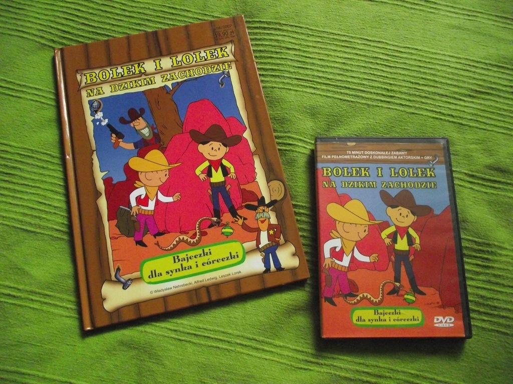 BOLEK I LOLEK Na dzikim zachodzie DVD+ książka