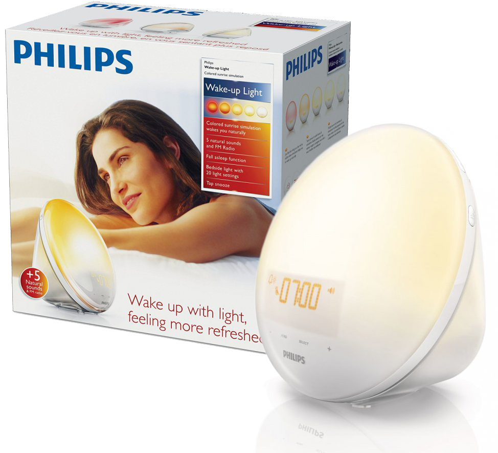 PHILIPS HF3510 RADIO BUDZIK LAMPKA WAKE UP