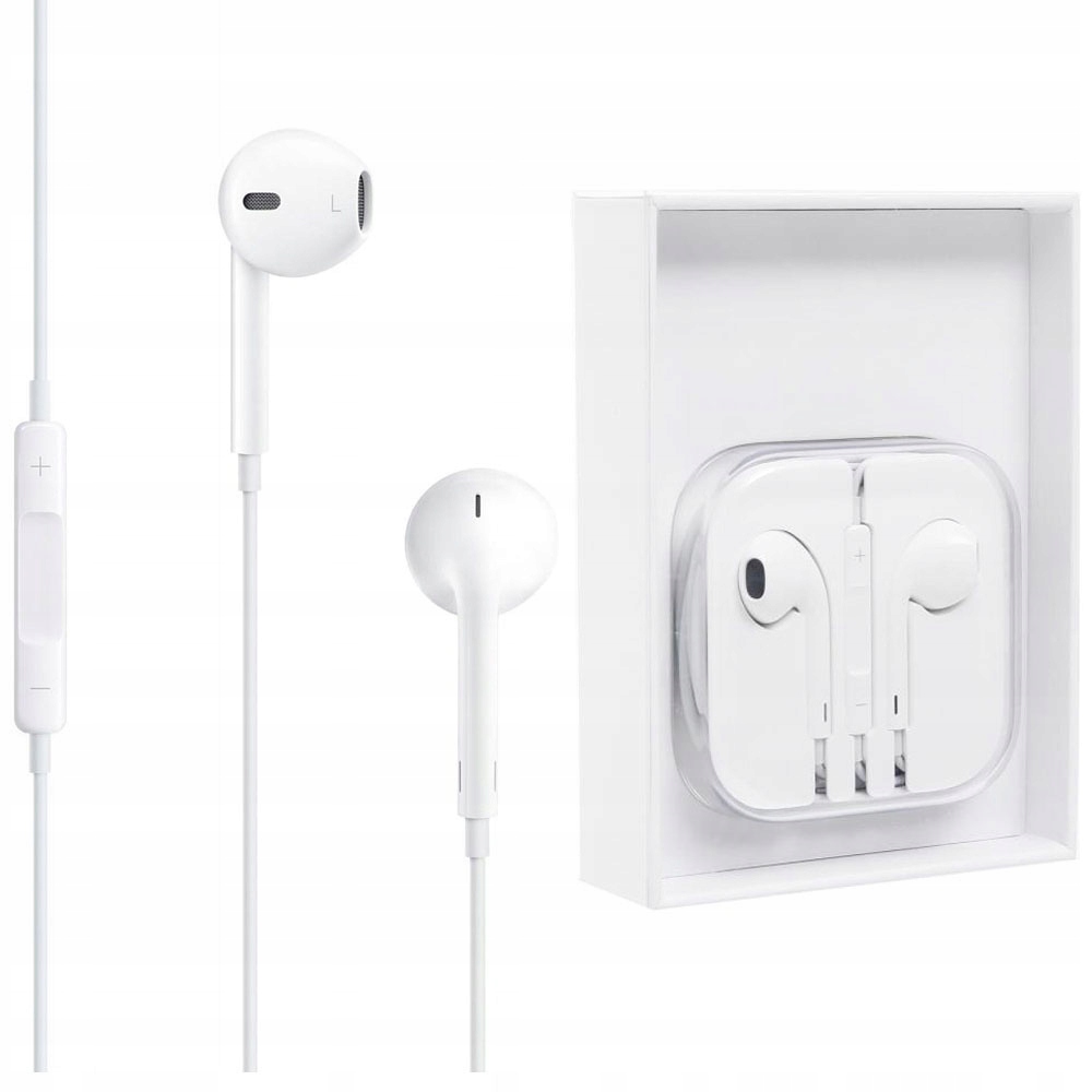 OUTLET Oryg Słuchawki Apple EarPods MD827ZMA box