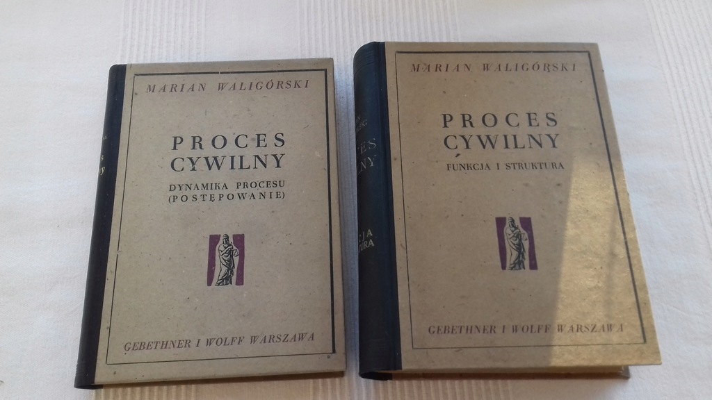 PROCES CYWILNY M. Waligórski 2 części 1947-1948