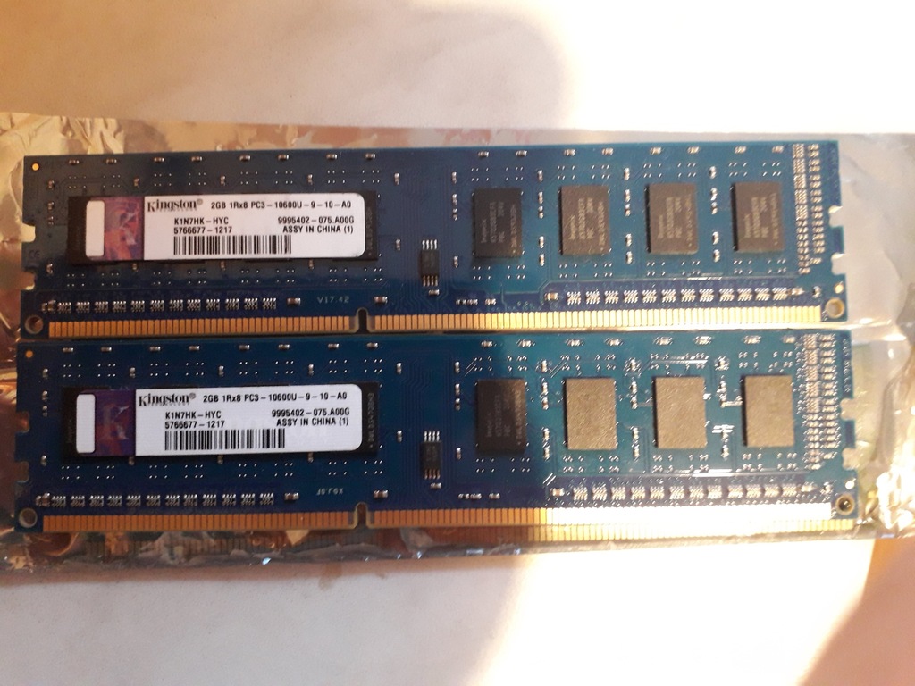 KINGSTON K1N7HK-HYC 2 x 2GB DDR3 1333MHz CL9