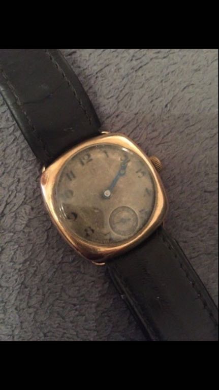 OMEGA Vintage zegarek z 1920r złoto 14K