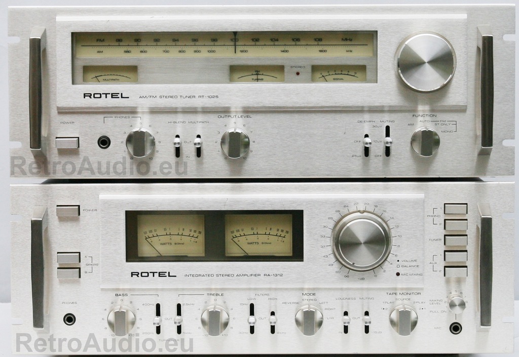Rotel RA-1312 + RT-1025 Retro Audio