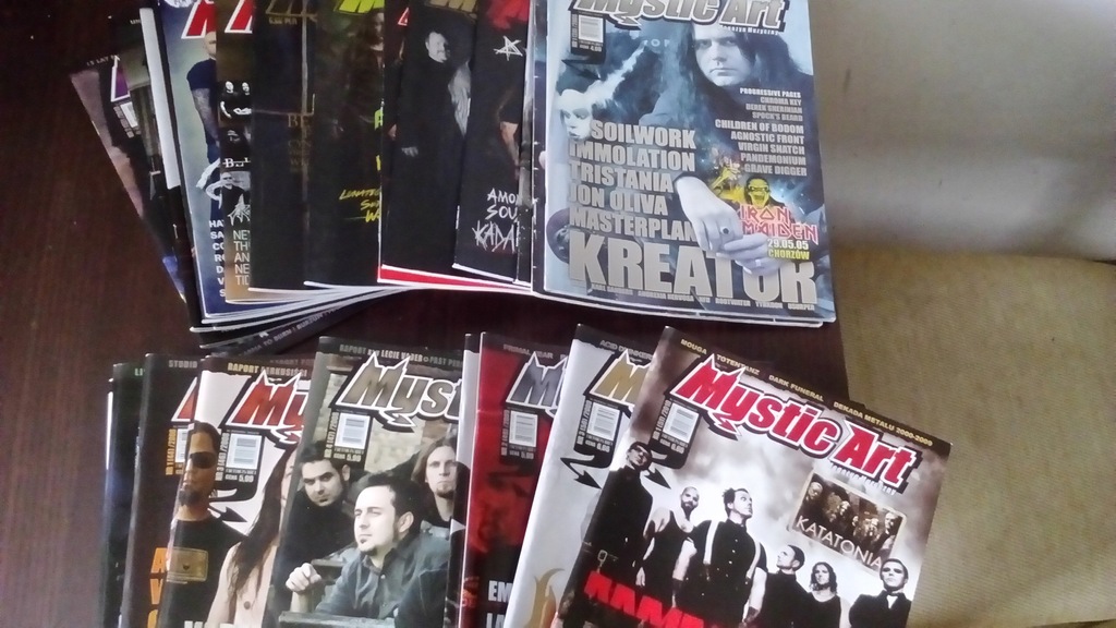 Mystic Art Magazine. 25 sztuk. Kat/ Kreator/ AC/DC