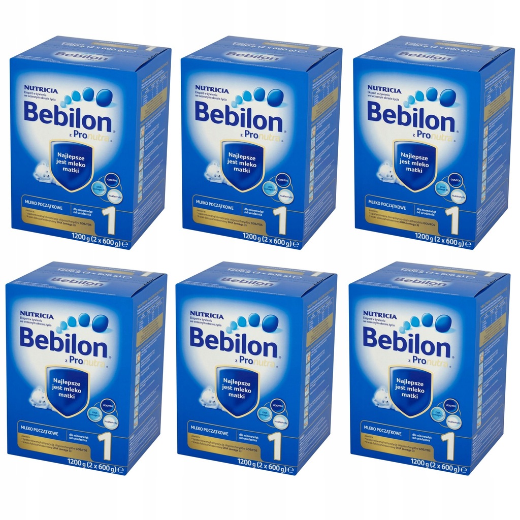 BEBILON 1 ZESTAW 6x 1200g mleko od 1 dnia życia