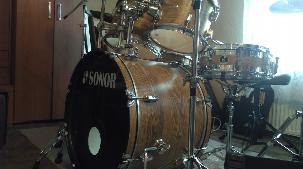 Perkusja SONOR Force 507 + blachy + hardware WARTO