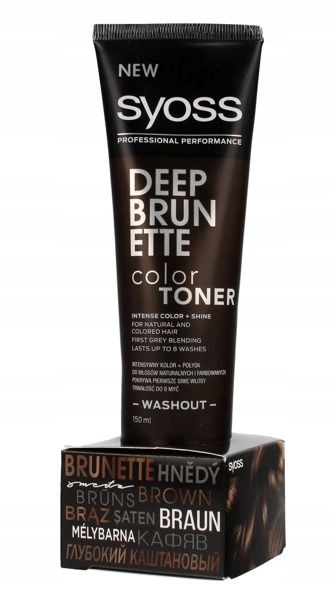 Syoss Color Toner 150ml Deep Brunette
