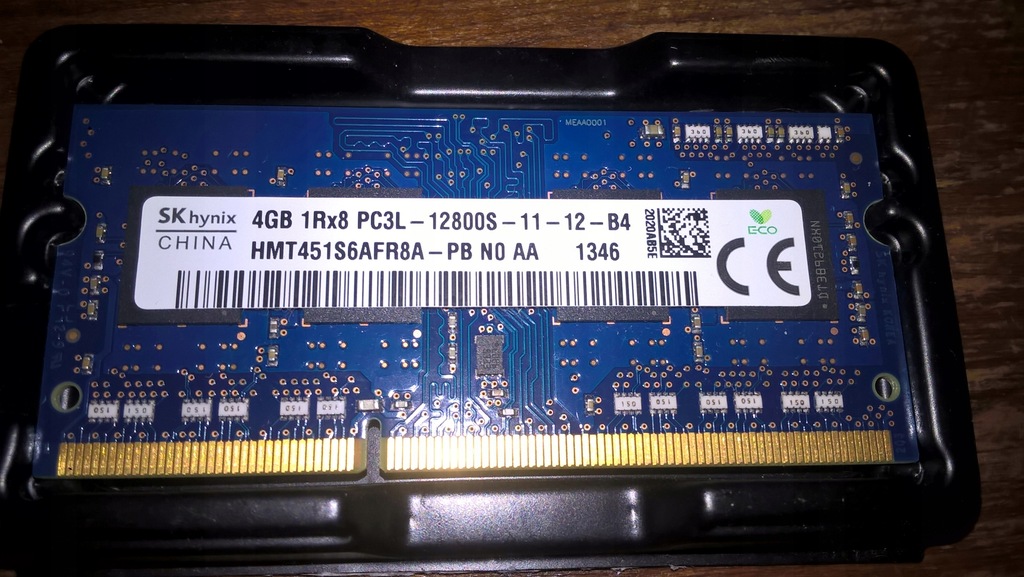 4GB 1600MHz DDR3L HYNIX PC3L-12800S 11-12-B4