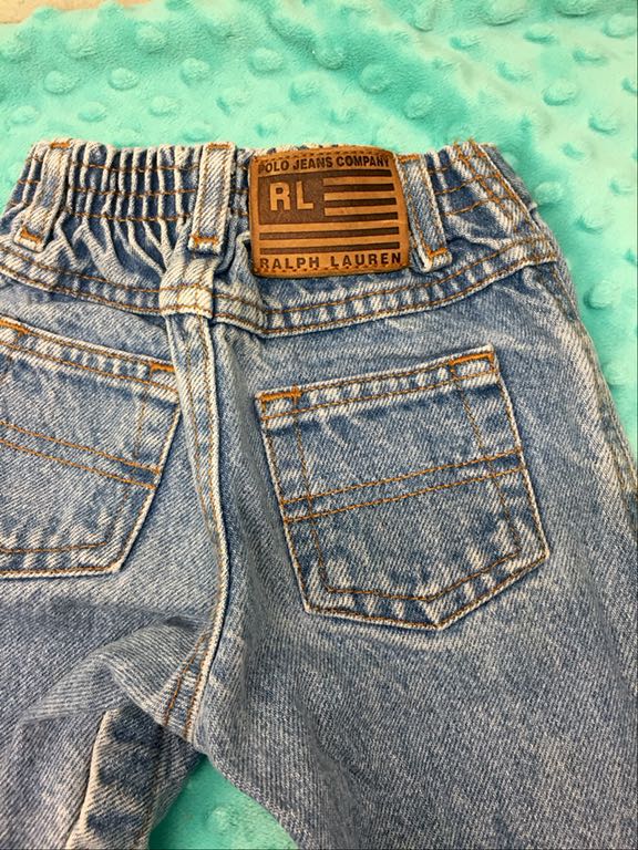 Cudne spodnie jeans Ralph Lauren 6-9msc  NOWE