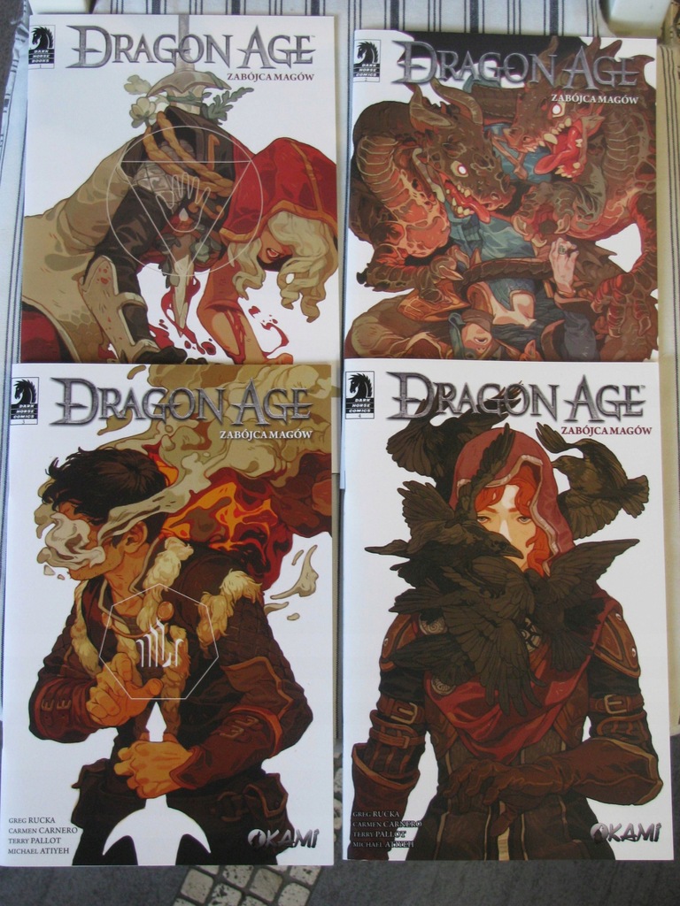 DRAGON AGE - ZABÓJCA MAGÓW - 1+2+3+4 - Rucka