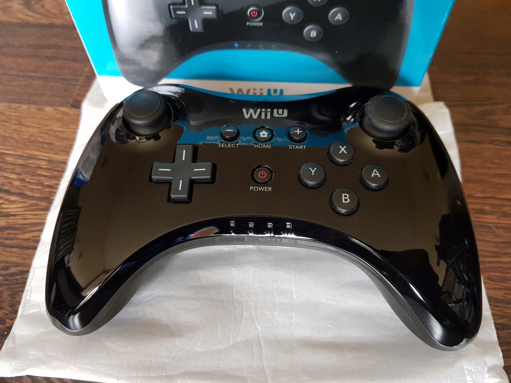 Pad Nintendo Wii U Pro Controller, stan jak NOWY!