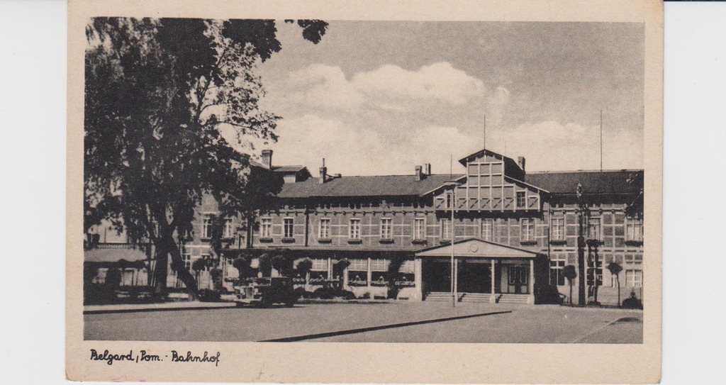 Belgard Białogard Kr.Koslin Dworzec Bahnhof