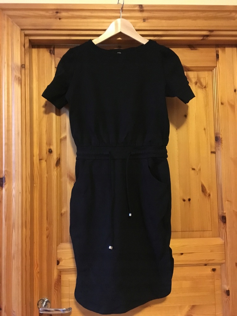 Sukienka SIMPLE CP czarna rozmiar XS