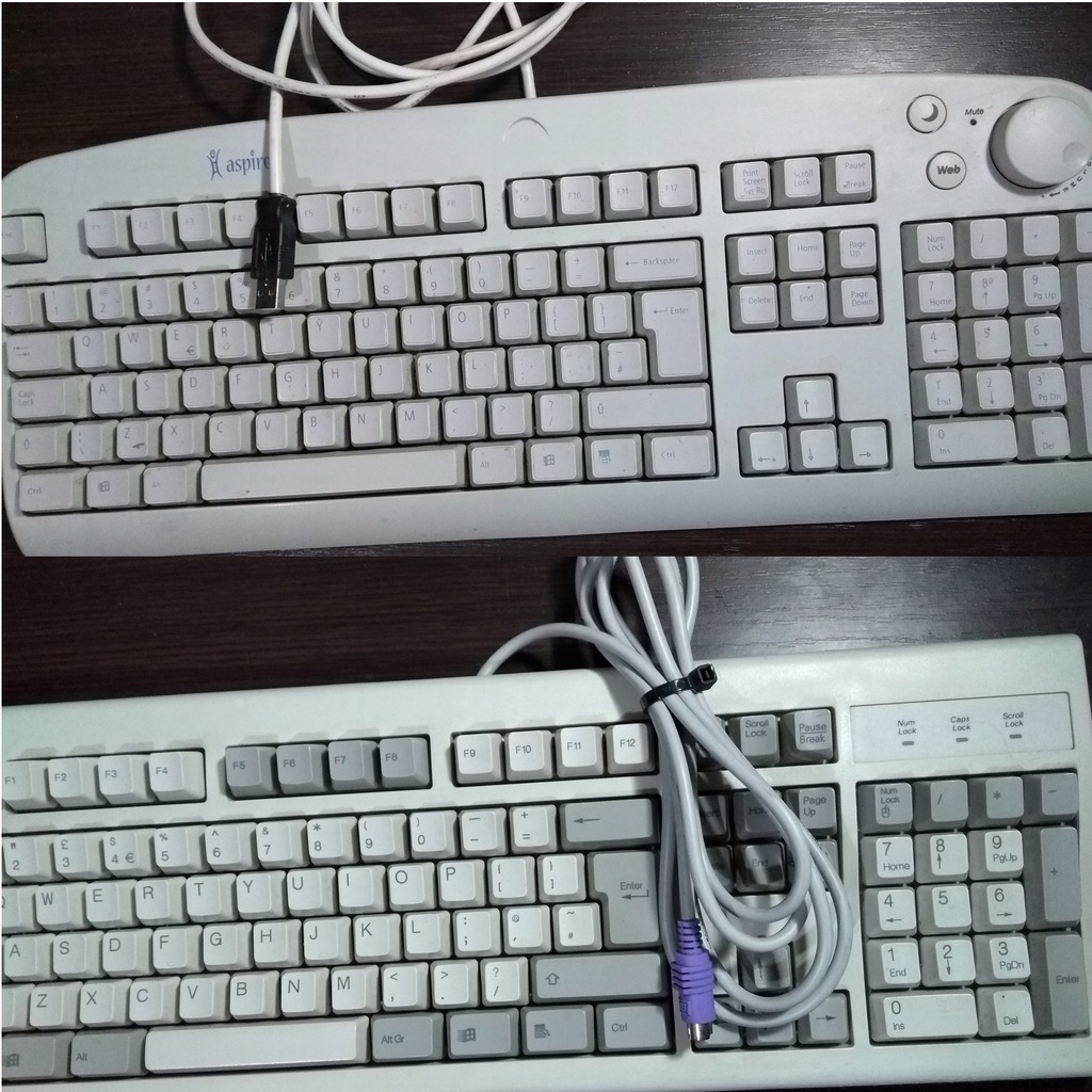 2 klawiatury UNIKEY ACER PS/2 USB