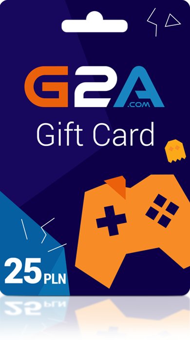 G2A GIFT CARD 25 ZŁ DOŁADOWANIE 24/7 AUTOMAT STEAM